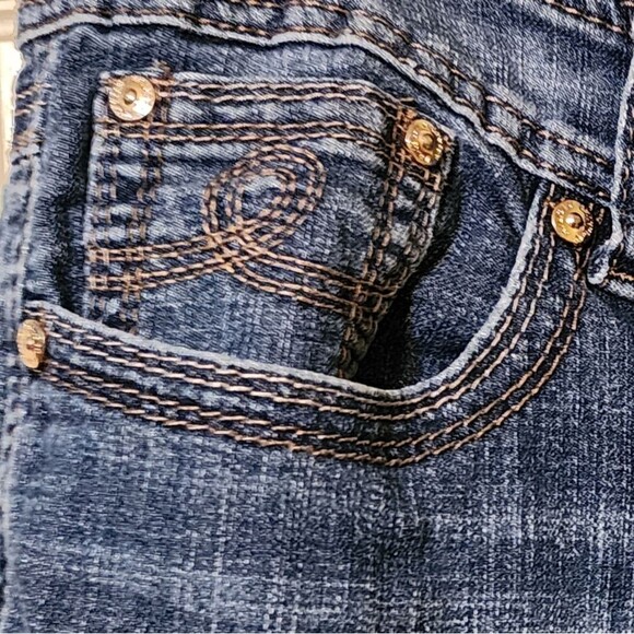 Melissa McCarthy Seven7 Women's Straight Leg Jeans - Blue - Picture 8 of 10